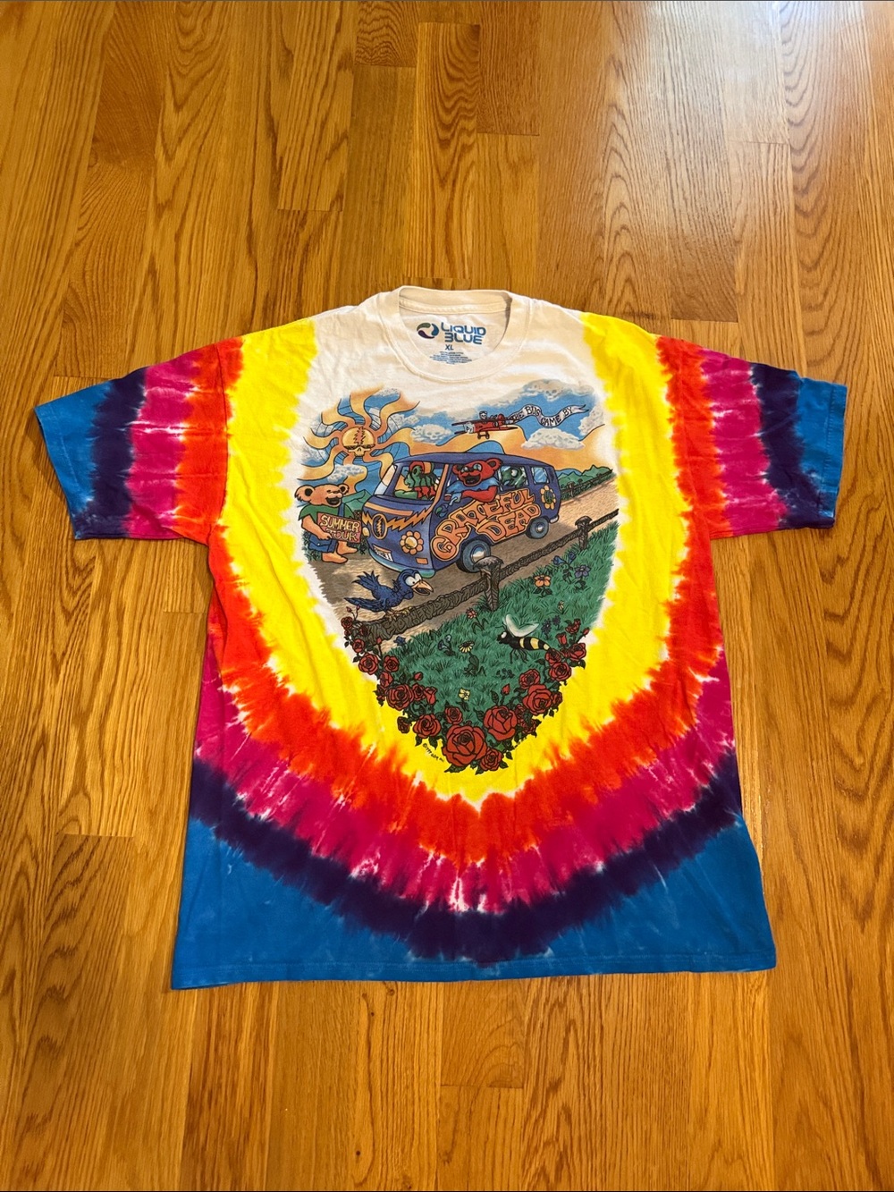 1994 Vintage hand Tie-Dye Grateful Dead Graphic T-Shirt XL